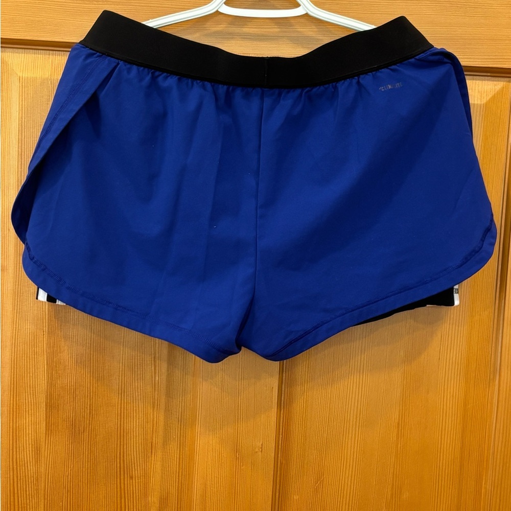 Adidas Royal Blue shorts with Black Logo - Picture 3 of 4
